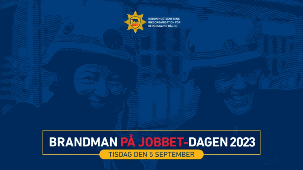 Illustration Brandman på jobbet-dagen
