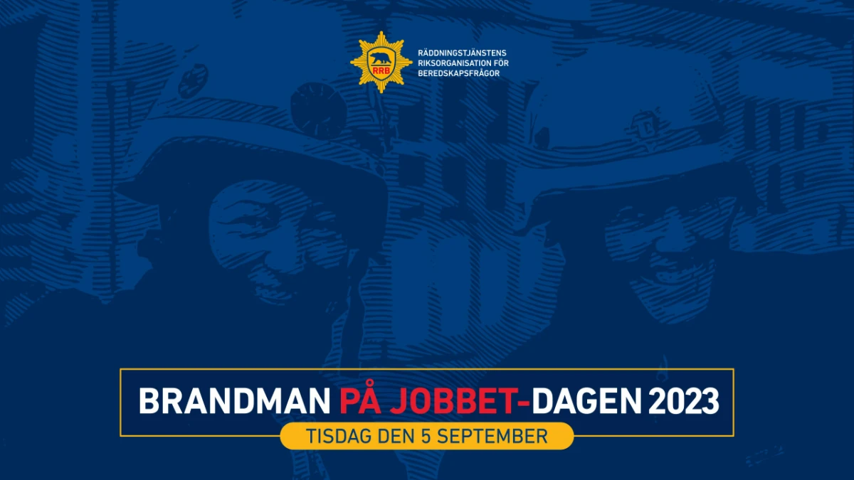 Illustration Brandman på jobbet-dagen