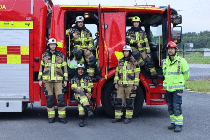 Utryckningspersonal vid utryckningsfordon